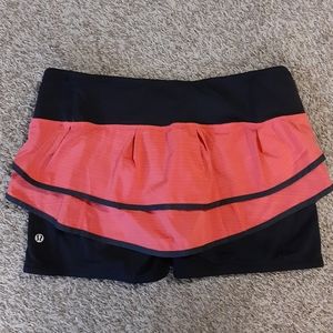 Lululemon yoga running hiking skirt/shorts